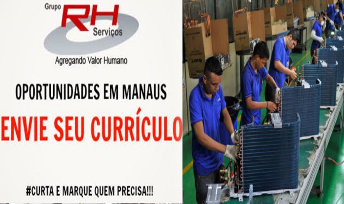 Grupo Rh Serviços operador de produção Ar condicionado