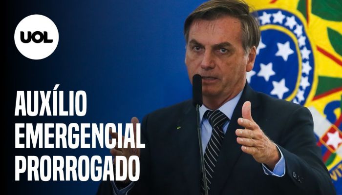 Auxilio Emergencial prorrogado - Bolsonaro