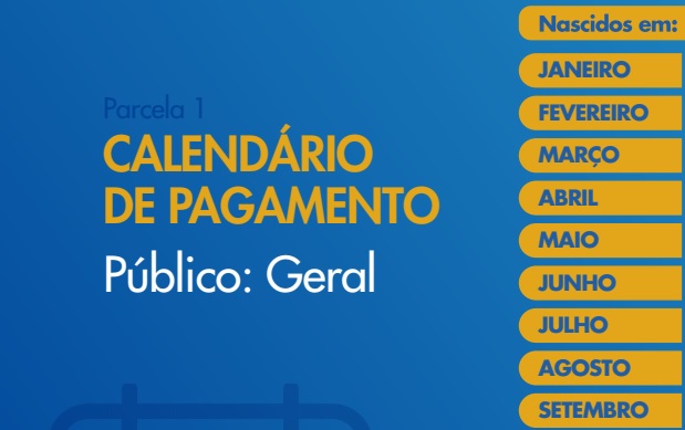 calendário de pagamento do auxílio