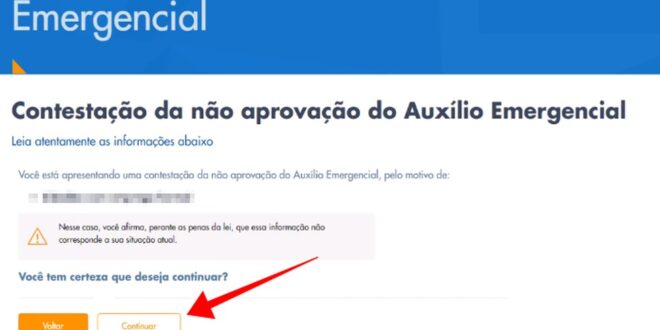 contestação do auxílio emergencial 2021