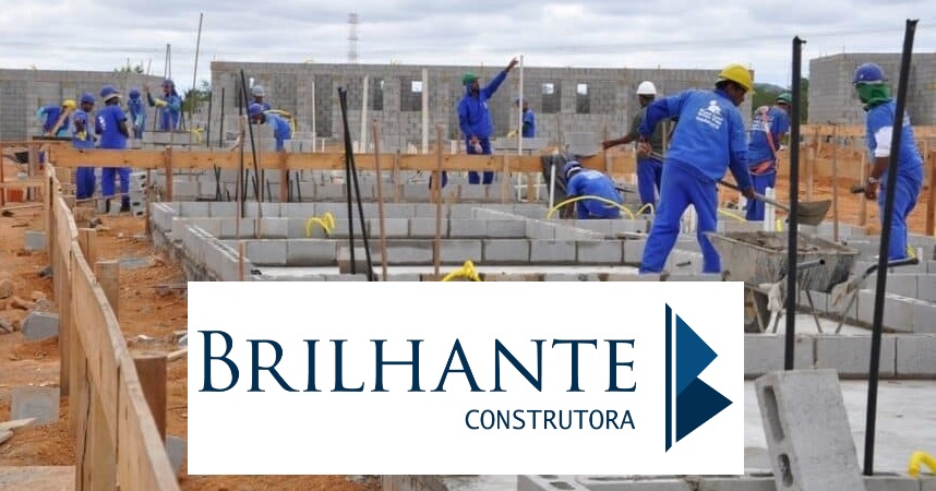 brilhante construtora vagas de empregos